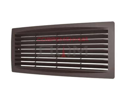 Решетка вентиляционная дверная ERA 3013,5ДП 300х135, коричневая